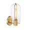Designers Fountain Skylar 5.25 in. 1-Light Brushed Gold Wall Sconce Light with Clear Glass Shade for Bathrooms D332M-WS-BG - alternate 2